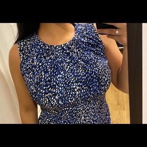 Calvin Klein small blue sleeveless blouse